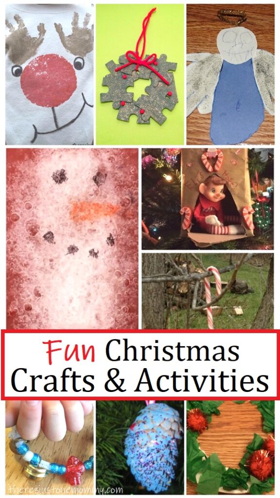 kids crafts for Christmas and Christmas activities 