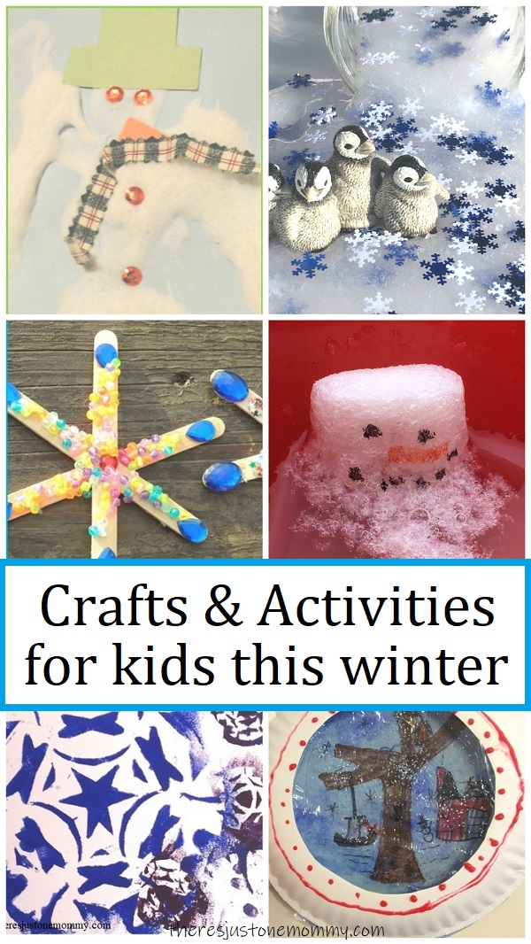 simple and fun crafts & activities for winter