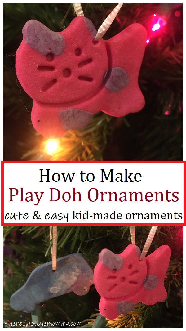 how to make ornaments from play doh