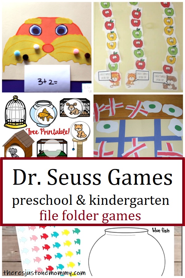 Dr. Seuss games for preschool & kindergarten