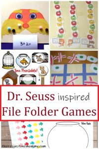 file folder games for Dr. Seuss