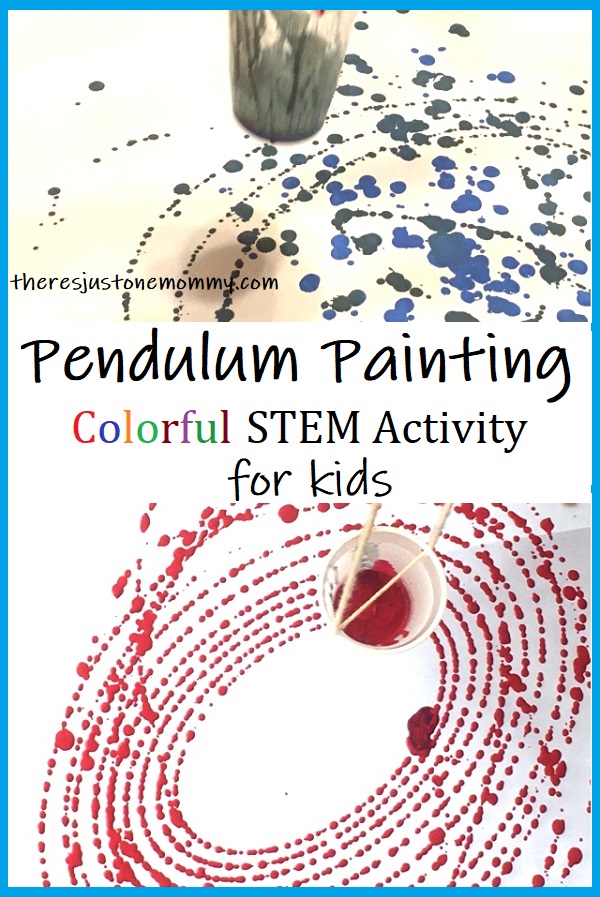 pendulum painting activity for kids