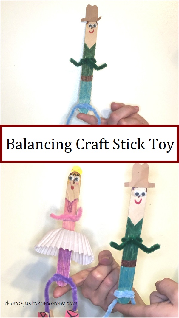 how to make a balancing craft stick toy