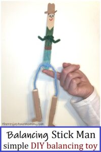 how to make a craftstick balancing toy