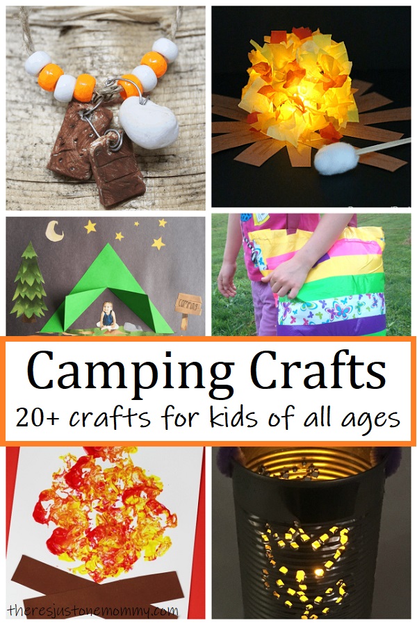 over 20 fun camping crafts