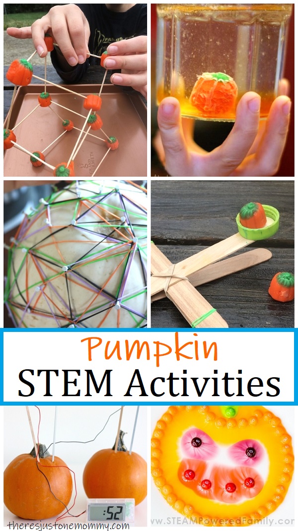 pumpkin themed STEM activities for kids