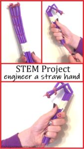 how to make a mechanical hand with straws