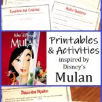 Disney Mulan movie worksheets & activities